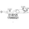 MTS 01.60125 End Silencer